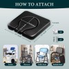 Commode Seat Cushion, Super Soft Sponge Padded Commode Chair Seat