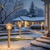 Zanritelit Outdoor Post Light Fixtures for Driveway Yard Patio Garden,