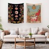 Ulticool Tapestry Decoration Home - Sun Nature Flowers Tarot Horoscope