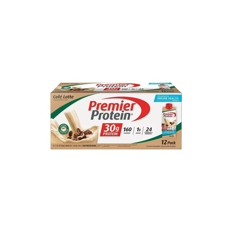 Bebida Premier Protein Sabor Cafe Latte Paquete De 12