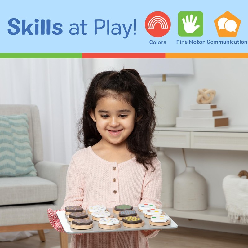 Melissa & Doug Slice & Bake Cookie Set with Wooden