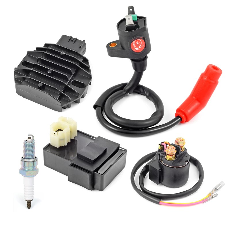 CDI Box Ignition Coil Voltage Regulator Rectifier Relay Kit Compatible