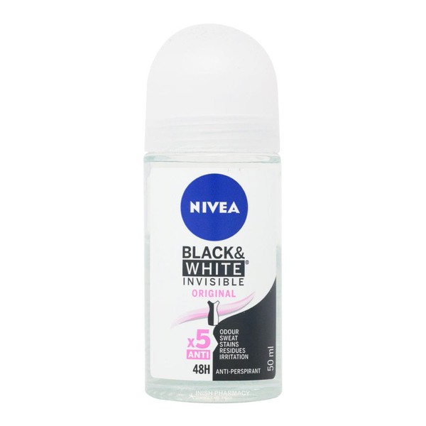 Nivea Invisible For Black & White AP Roll On 50ml