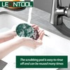 LEONTOOL 4 Inch Drill Powered Brush Tile Scrubber Cleaning Pads,