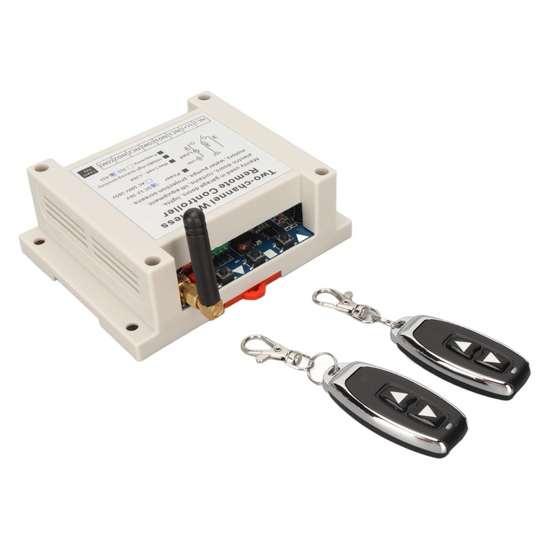 Wireless Remote Control Switch Relay 2CH Controller Receiver Transmitter 433Mhz