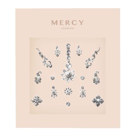 Floral Silver Bindi Multipack // Mercy London // Indian Bindis Bollywood Face Gems Jewels