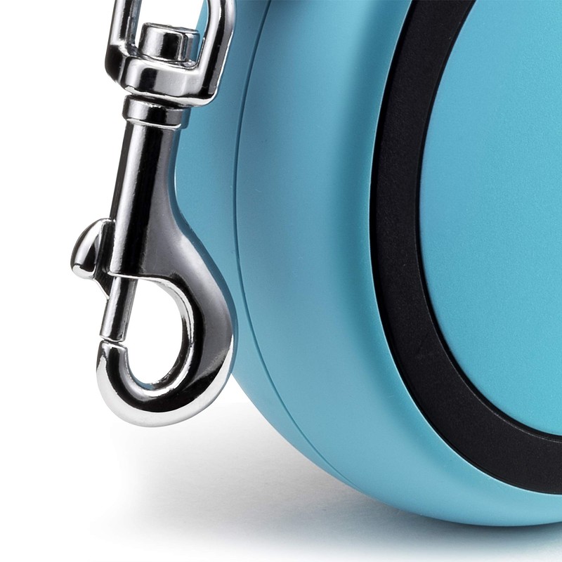 Flexi New Comfort Retractable Tape Lead, Large, 5 m, Blue