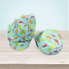 Kaffeehaus Diamant Dino Muffin Cases Pack of 50 in Blue,