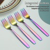 Berglander Rainbow Table Forks of 12 Pieces, Titanium Colourful Coated