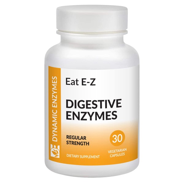 Eat E-Z Digestive Enzymes for Gut Health; Anti-Bloating; Digestive Enzyme for Immune Support | 30 Count