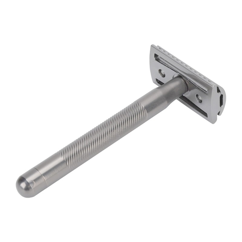 Double Edge Safety Razor Men Home Salon Portable Zinc Alloy