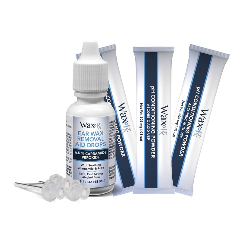 Doctor Easy Wax-Rx Ph Conditioned Ear Wash Refill Kit, 1.7