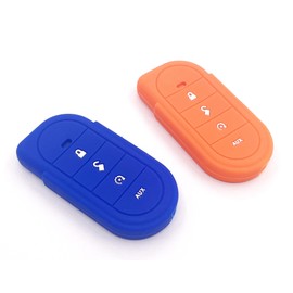 Tolxh #7656V 7856V Orange and Blue Soft Silicone Protective Cover Remote Control V2 Silica Gel Protective Shell Replacement Part New for Viper
