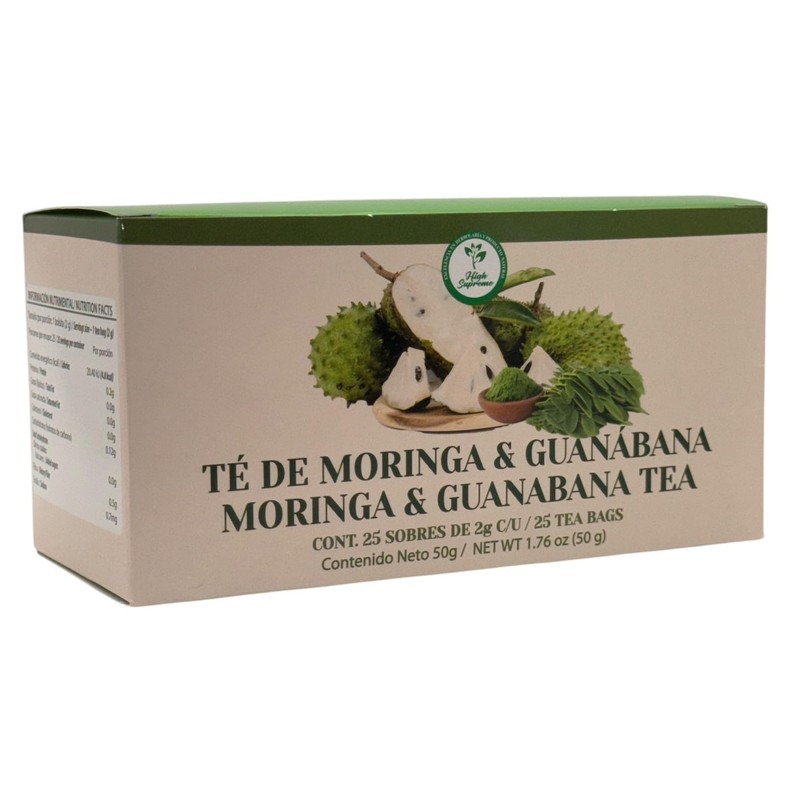 Moringa & guanabana te (moringa & soursop tea) 25 tea