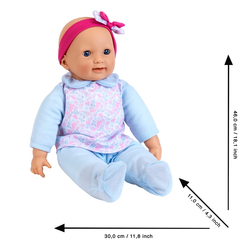 Theo Klein 1717 - Princess Coralie Interactive Baby Doll Try