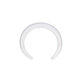 Pierced Owl - 14-16GA Soft Touch Bioflex Flexible Septum Pincher Ring Retainer, Acrylic, no gemstone