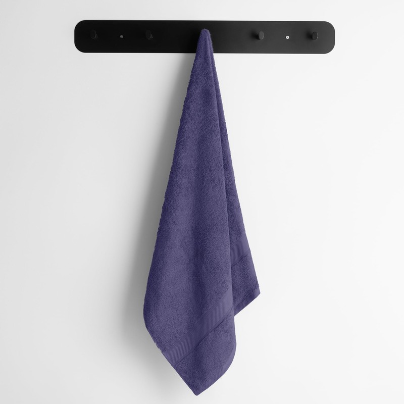 DecoKing Bath Towel 70 x 140 cm Purple Cotton Bamboo
