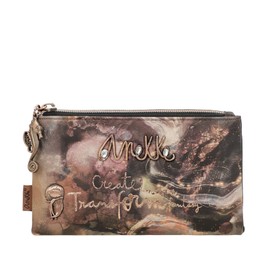 Anekke Large Country Purse - Multiple Compartments | Large Capacity - Dimensions: 18/10/2 cm - Accessories and Accessories for Women, Multi-Colour, multi-coloured, Contemporary