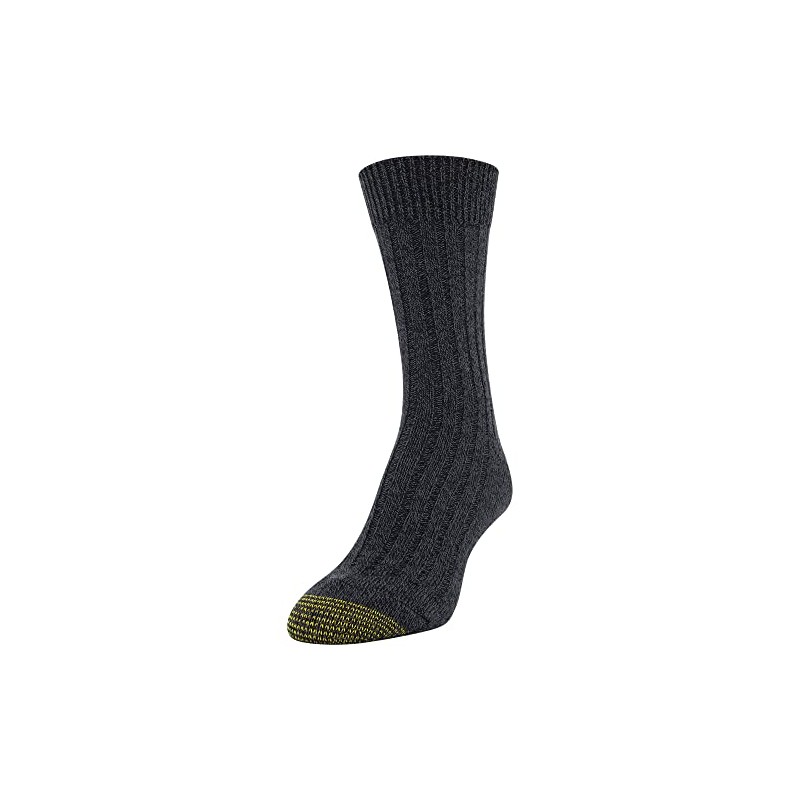 GOLDTOE Women's Weekend Socks, 3-Pairs, Black Assorted, Shoe Size: 6-9