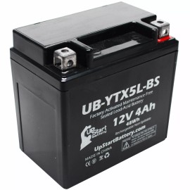UpStart Battery 12V 4Ah Battery for 2005 Yamaha YW50A Zuma 50CC