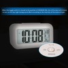 YUANRANER Digital Alarm Clock with Indoor Temperature, Battery Operated,Snooze Model,12/24H
