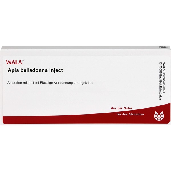 Nicht vorhanden Apis Belladonna Inject, Flüssige Verdünnung zur Injektion Wala,