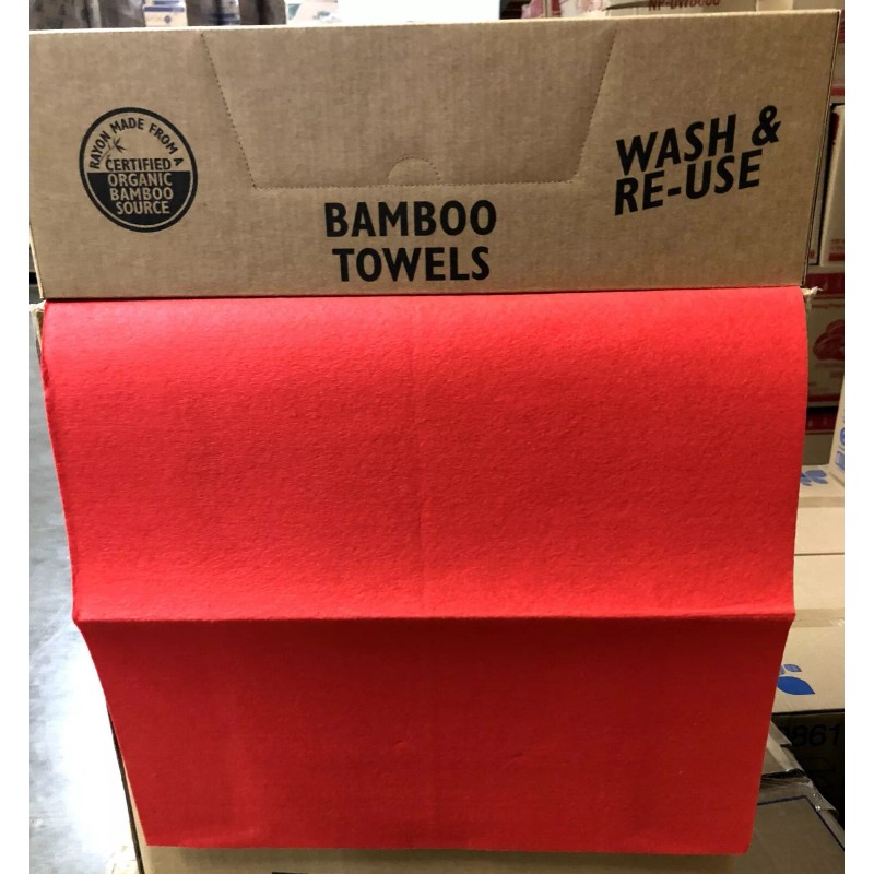BAMBOOEE FLAT PACK REUSABLE TOWEL (SINGLE PACK 50 CT.)
