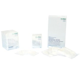 Maimed MaiMed Vlieskompressen 5x5 unsteril - 100 Stück unsterile Vlieskompressen - Wundauflage nicht haftend - Wundkompressen Gaze Verbandsmaterial