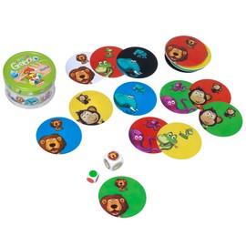 IDEAL | Grabolo Junior: the fast paced matching card game | Card Games | Travel Games | For 3-5 players | Ages 4+