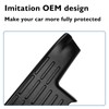 BIBLOZ Inside Door Sill Protector Compatible with Toyota Grand Highlander