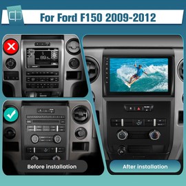 AWESAFE Android 13 Car Stereo for Ford F150 2009 2010 2011 2012, Wireless Carplay Android Auto Android 9 inch Touchscreen Car Radio Replacement with GPS Navigation Bluetooth WiFi
