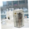 Mikinona Transparent Makeup Brush Holder Organizer Durable Cosmetic Storage Pot