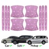 BetterJonny 10PCS Crystal Car Door Scratch Protector, Rhinestone Bling Scratch