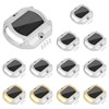 VOLISUN Solar Driveway Lights Dock Deck Lights 12 Pack,2 Colors