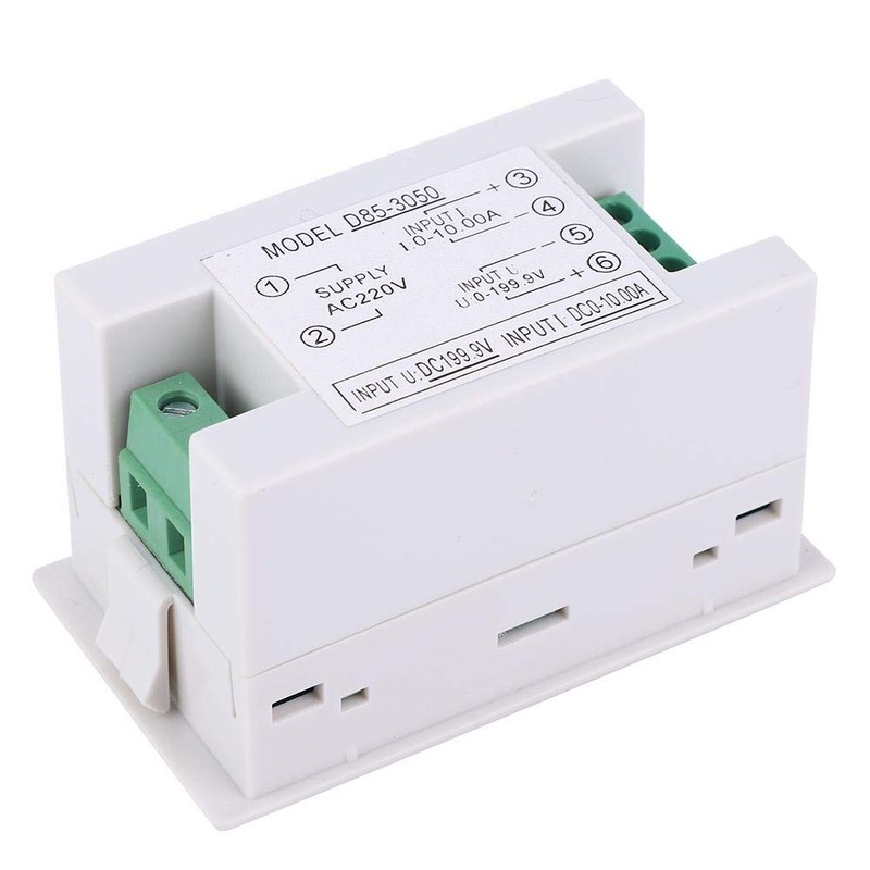 D85-3050 Digital Ammeter Voltmeter, DC Ammeter Voltmeter, Multimeter, DC0-199.9V DC