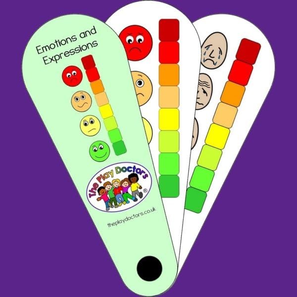 The Play Doctors Emotions and Expressions Feelings Intensity Fan -