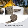 Eagles Fireproof Pipe Wrap, 2inch×16Ft, with 2 Clamps Tent Stove