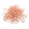 100pcs Heart Shape Paper Clips Cute Metal Paper Clips Portable