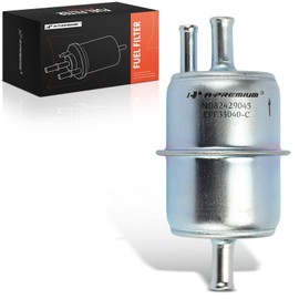 A-Premium Fuel Filter Compatible with Jeep Wrangler 1987-1990, Cherokee 1974-1983, Grand Wagoneer, Scrambler & Ford Mustang 1964 & Buick LeSabre, Electra & Pontiac Tempest & Opel & AMC & AM General