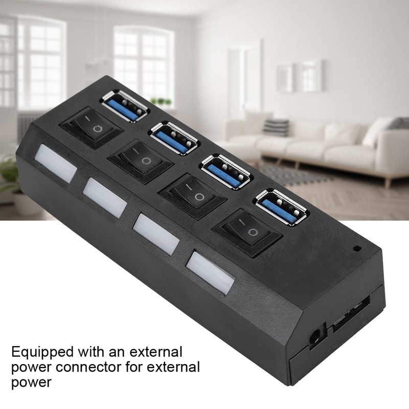 High speed USB3.0 splitter 4 port USB Hub Switch Expansion