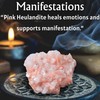Pink Heulandite Crystals and Healing Stones Mineral Specimen - Premium