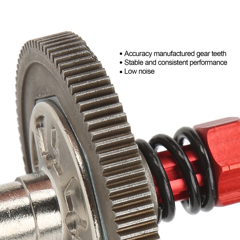 91T Slipper Gear Set Differential Upgrade Parts Metal Gear Assembly