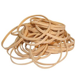 Whitecroft Essentials Value 3x90mm Rubber Bands,orange|brown|oak|beige