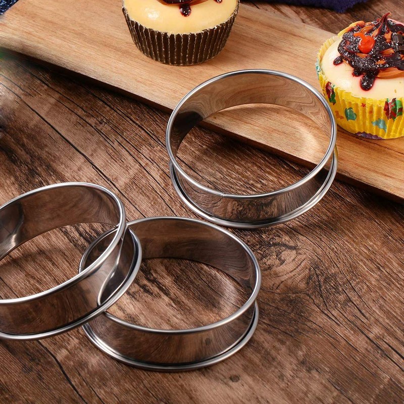 Uncle Jack 6 Pack 4‘' Double Rolled English Muffin Rings,