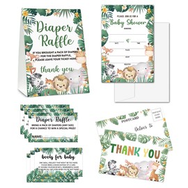 Baby Shower Game Set - Baby Shower Game Cards - Baby Shower Party Favor Supply Decoration(06)