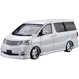 Aoshima Bunka Kyozai 1/24 The Tuned Car Series No. 7 Toyota Silk Blaze MNH/ANH10/15W Alphard 2005 Plastic Model
