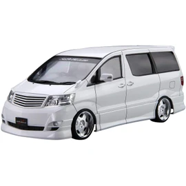 Aoshima Bunka Kyozai 1/24 The Tuned Car Series No. 7 Toyota Silk Blaze MNH/ANH10/15W Alphard 2005 Plastic Model