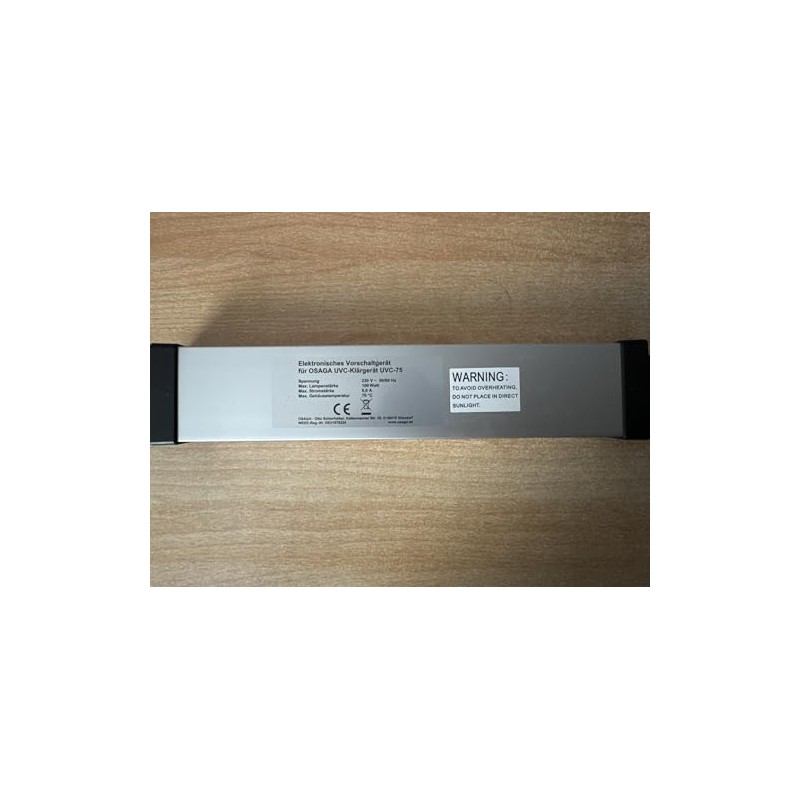 Osaga Replacement Transformer 75 Watt Stainless Steel UVC Device from