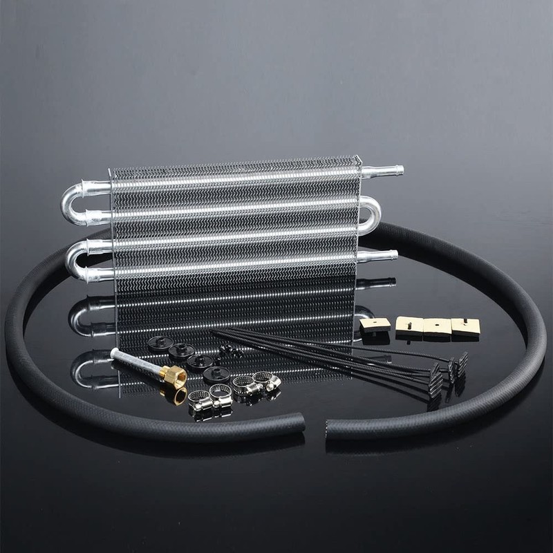 PIT66 4 Row AN6 Aluminum Engine Transmission Racing Oil Cooler,