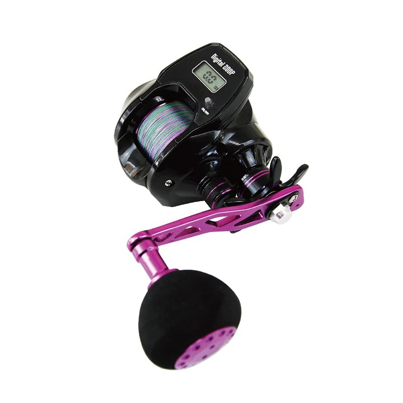 Fishing Gear with PE Line, General Purpose Digital Counter, Bi-Axis